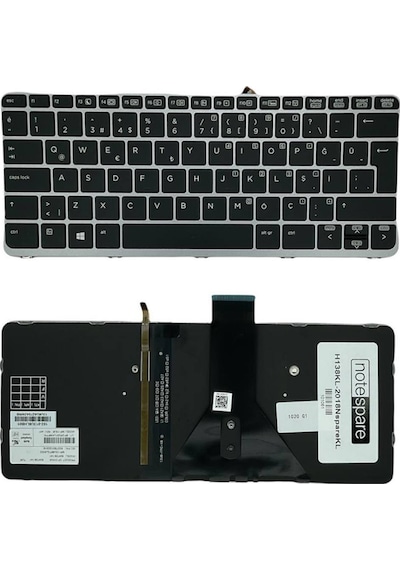 Hp Uyumlu Elitebook Folio 1020 G1 M3n04ea , 1020 G1 M3n31ea Işıklı Klavye Siyah Tr