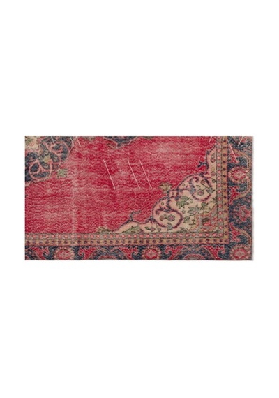 El Dokuması Vintage Yün-pamuk Naturel Halı 20100 167 X 304 Cm Çok Renkli