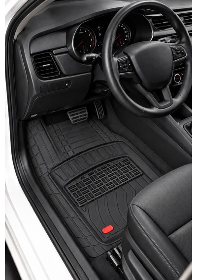 Citroen C4 Hatchback 2004 - 2025 Uyumlu Havuzlu Siyah 4d Mat Siyah Oto Paspas