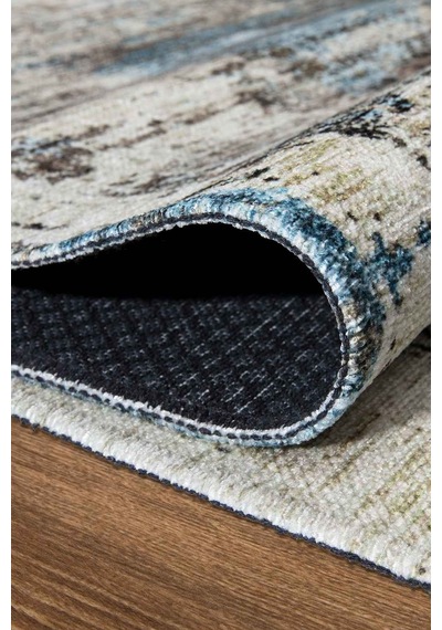 Valencıa-1506 Kaymaz Taban Dekoratif Modern Yıkanabilir Kolay Temizlenen Salon Balkon Mutfak Halısı Kilim Yolluk