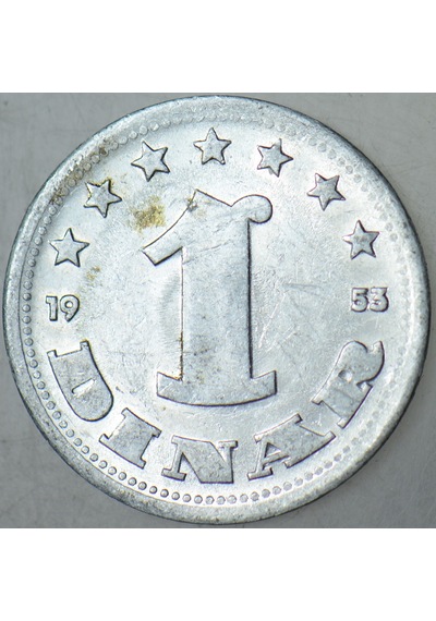 Yugoslavya 1 Dinar 1953 Çilaltı.