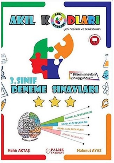 3. Sınıf Akıl Kodları Deneme Sınavları  -  Mahir Aktaş  -  Palme Eğitim