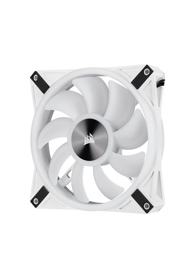 İcue Ql140 Rgb, 140 Mm X 25mm Rgb Led Pwm Fan Maksimum Hız 1250 Rpm'ye Kadar - Tek Ünite, Beyaz