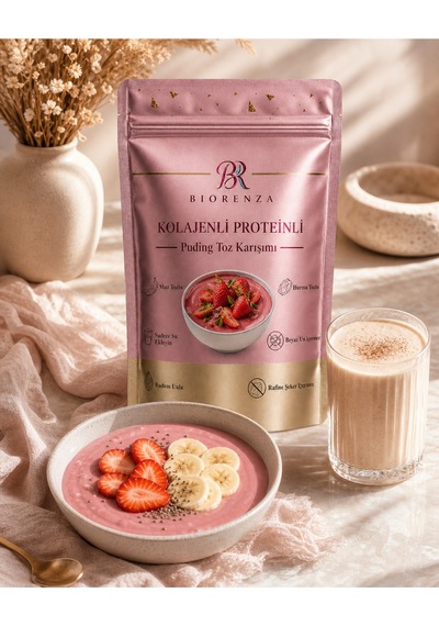 Kolajenli Proteinli Meyveli Puding Toz Karışımı 100 G