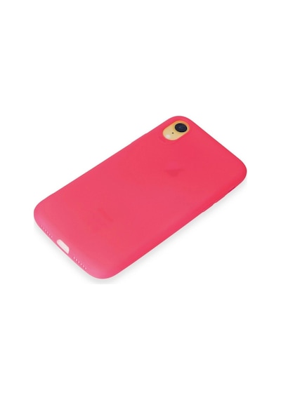 Apple Uyumlu   iPhone Xr Kılıf First Silikon - Pembe