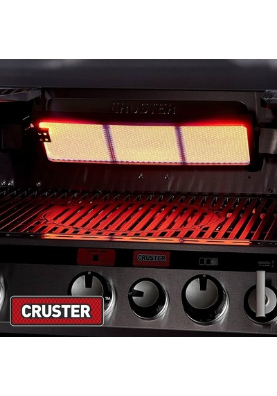 Uniq Pro 3 Ik Kitchen Cruster Gazlı Mangal Ve Fırın 24,9 Kw Siyah