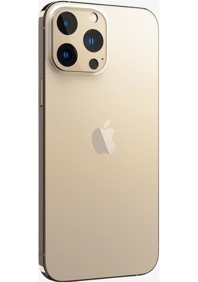 Spigen Apple İphone 13 Pro Max / 13 Pro İle Uyumlu Kamera Lens Camı Koruyucu Glas.tr Optik 2 Adet Gold - Agl04034 Beyaz