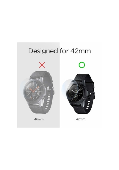 Galaxy Watch 42 Mm, Spigen Glass Tr. Slim Cam Ekran Koruyucu (3 P