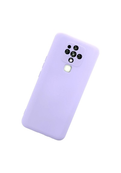 Tecno Camon 16 Kılıf Nano İçi Kadife Silikon - Lila 0.2M-Çok Renkli