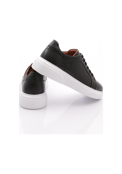 Dgn Tito Erkek Sneakers Ayakkabi Siyah Beyaz
