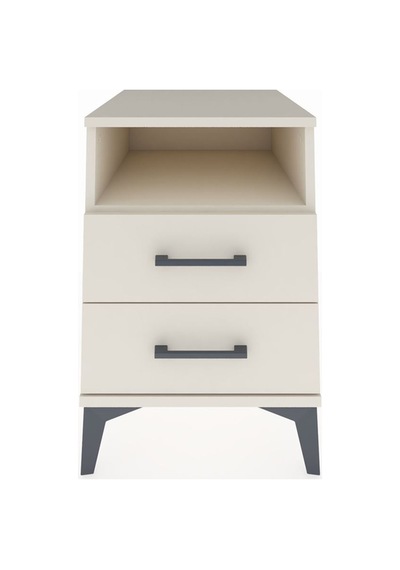 Kronos Komodin Tek Raflı 2 Çekmeceli 44x59x64 Aytaşı-aytaşı Aytaşı