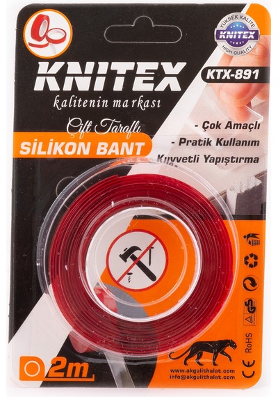 Knitex Çift Taraflı Silikon Bant Ktx 891
