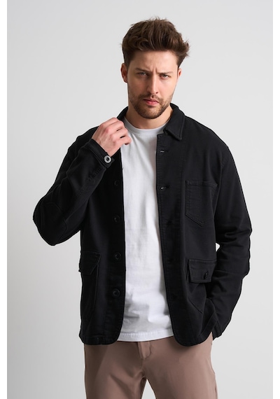 Alexander Gardi Alexandergardı Düğmeli Cep Detaylı Erkek Denim Ceket Ec-j53-01 Siyah Alexander Gardi Alexandergardı Düğmeli Cep Detaylı Erkek Denim Ceket Ec-j53-01 Siyah