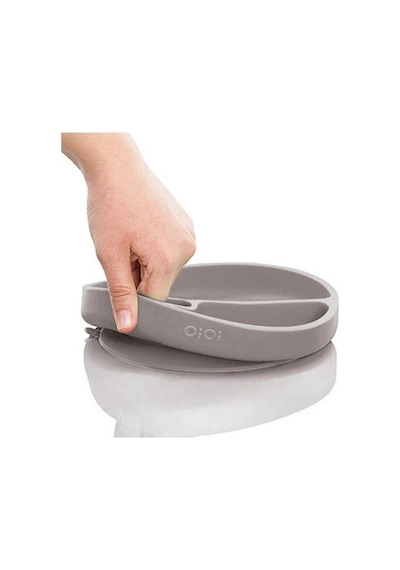 Silikon Tabak Vakum Tabanlı Porsiyon Powder Grey Gri Gri
