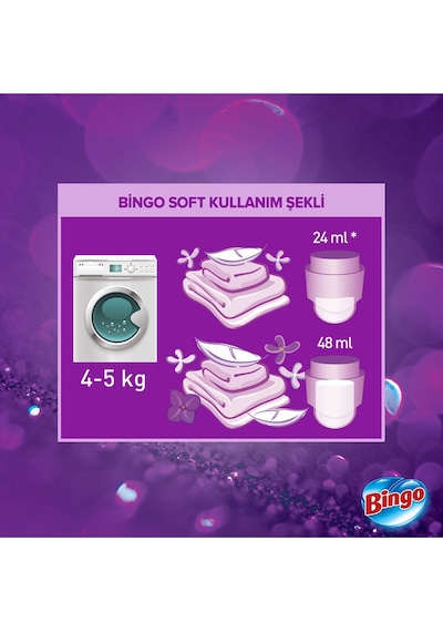Soft Konsantre Çamaşır Yumuşatıcısı Lavanta 1440 Ml X 4 Adet 4'lü Set