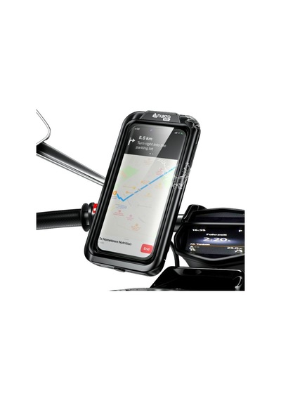 Nukrotech M18-53 Telefon Tutucu Su Geçirmez Ayna Bağlantılı Siyah