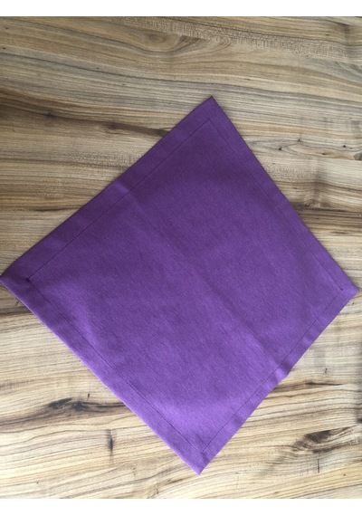 Mor Kumaş Peçete 6 Adet 40x40 Cm Çok Renkli