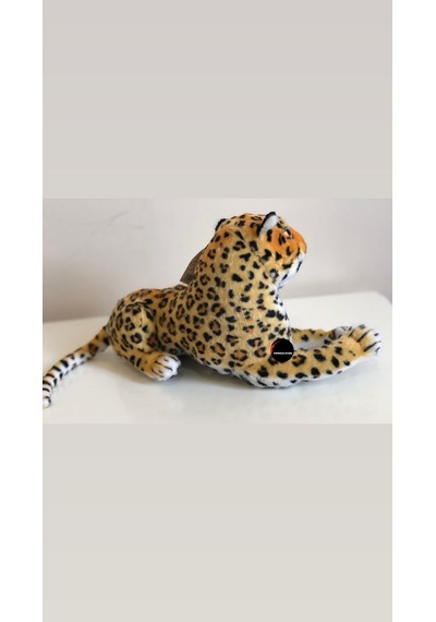 Sesli Kükreyen Leopar Peluş 40 cm