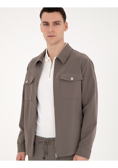 Pierre Cardin Erkek Vizon Ceket 50287776-vr052