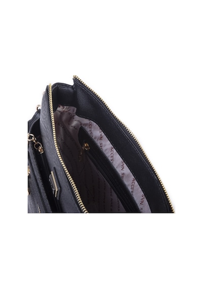 Nas Bag Kadın Spor Şık Günlük Postacı Çapraz Çanta En 25 Cm Boy 22 Cm Siyah Victoria