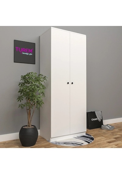 Özel Yapım 2 Kapılı Gardrop Mdf Antrasit Özel Yapım 2 Kapılı Gardrop Mdf Antrasit
