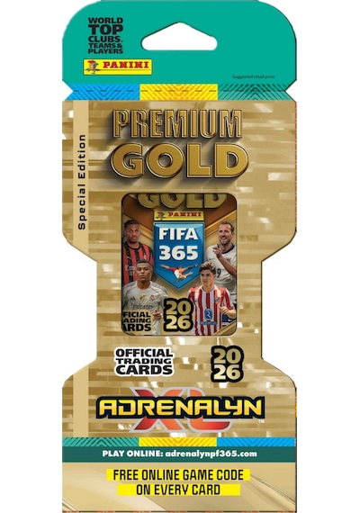 Panini Premium Gold 2026 Adrenalyn Xl Futbolcu Kartı Special Edition 1 Paket 10 Kart