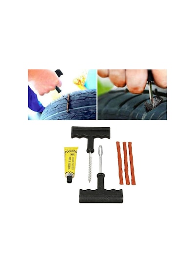 6 Parça Araba Motosiklet Otomobil Bisiklet Lastik Tamir Kiti Araç Bakım Seti 5468