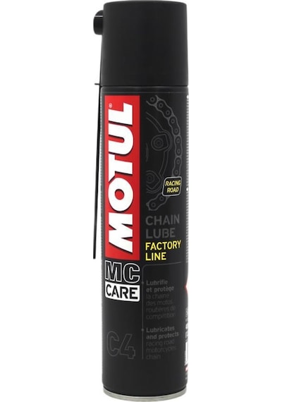 Motul C1 Chain Clean + C4 Chain Lube Factory Line 2 x 400 ML + Fırçalı Yağlama Seti