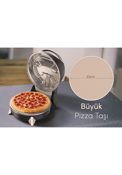 Tecna PF-K 1100 W Mekanik 5 Seviye Pizza Fırını