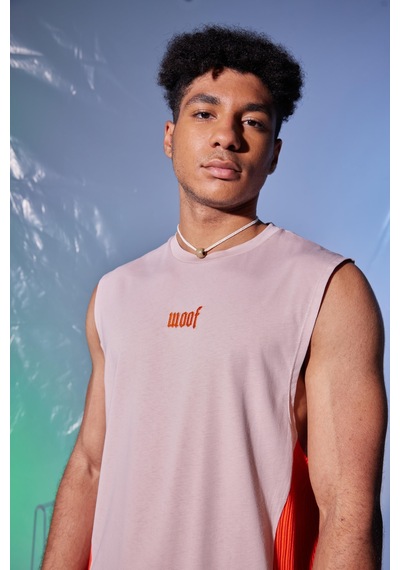 Woof Gym Tank Top Frozen Strawberry Kırmızı