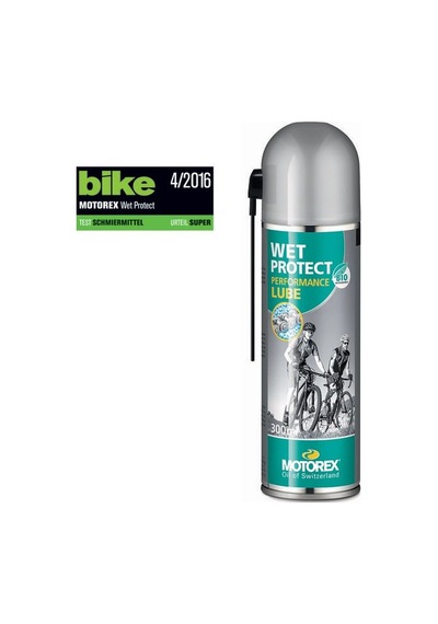 Motorex Wet Protect Islak Ortam Bisiklet Sprey Zincir Yağı 300ml Siyah - Kırmızı