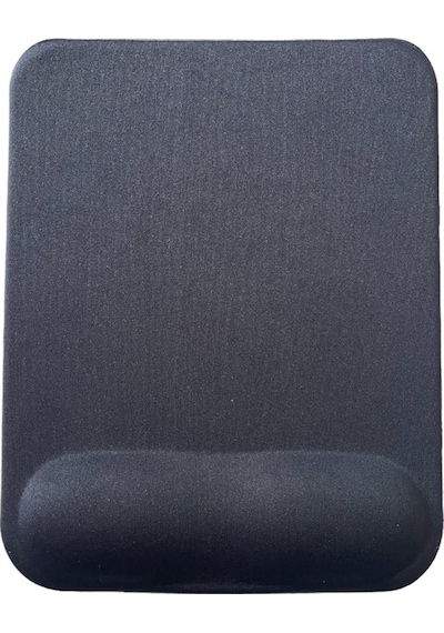Bilek Destekli Memory Foam Kaymaz Taban Mouse Pad Siyah S003
