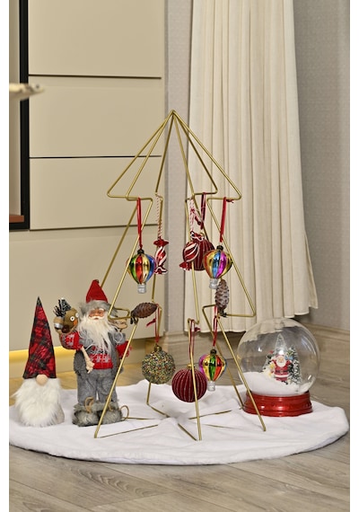 Premium Luxury Series 75 Cm Yılbaşı Ağacı,gold Demir,süssüz,noel Ağacı