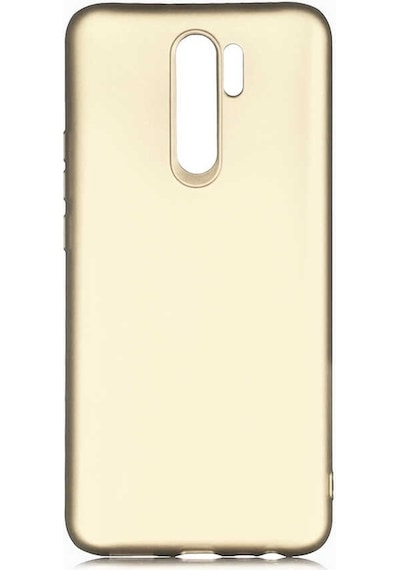 Kilifone - Xiaomi Uyumlu Redmi 9 - Kılıf Mat Renkli Esnek Premier Silikon Kapak - Gold