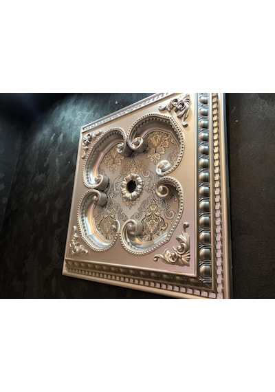 Decogold 60*60 Cm Gümüş Saray Tavan