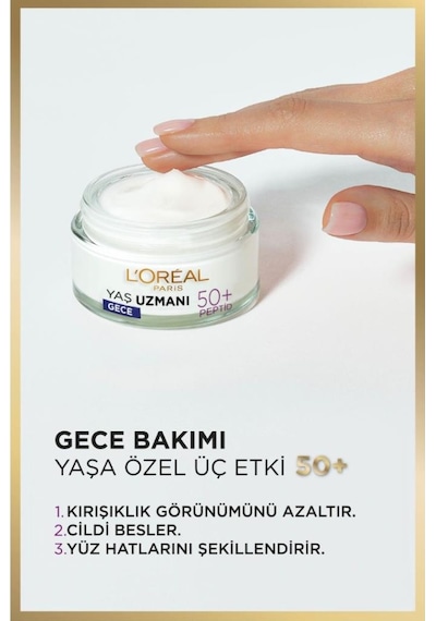 Loreal Paris  50+   Yenileyici Gece Kr