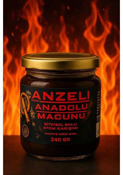 Anzel Tоros Anadоlu Bitkisel Ballı Atоm Karışım Macunu 240 Gr