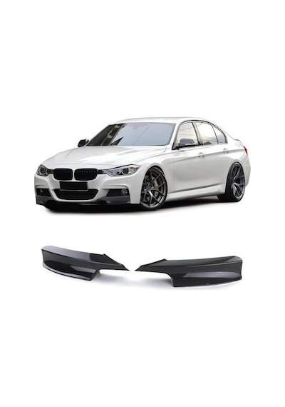 BMW F30 2012-2018 PLASTİK PARLAK SİYAH ÖN FLAP