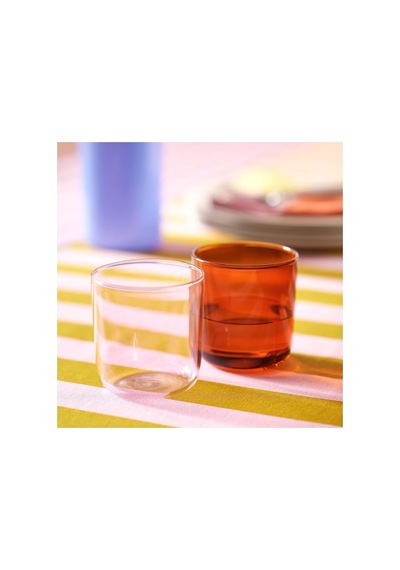 Bardak Seti, Açık Pembe-kahverengi, 30 Cl, 2 Adet Çok Renkli