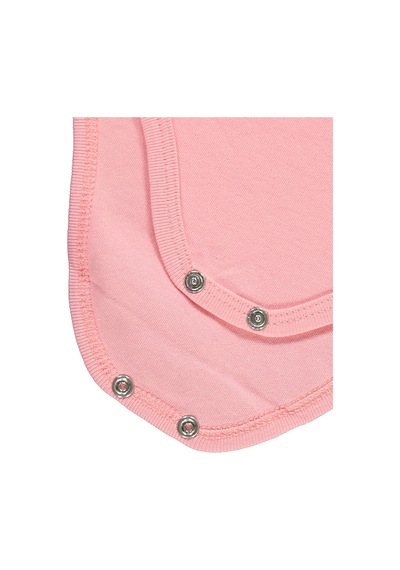 Civil Baby Kız Bebek Çıtçıtlı Badi 3-9 Ay Pudra 14587140513y-5 Pudra