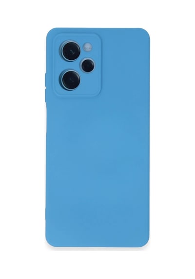 Xiaomi Poco X5 5g Kılıf Nano İçi Kadife Silikon - Mavi Çok Renkli