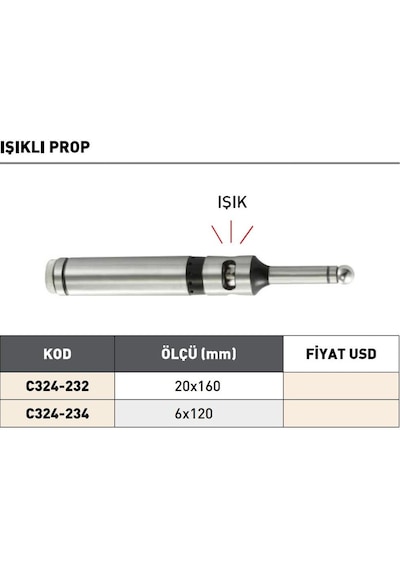 Fett 20x160mm Pld Işıklı Prop