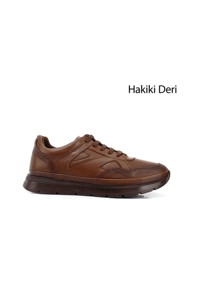 Gönderi(R) Erkek Taba Antik Bağcıklı Hakiki Deri Comfort Sneaker Ddma80442441 Taba