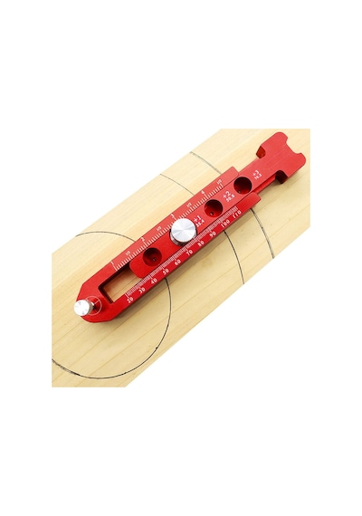 Rox Wood 0165 Ahşap için Alüminyum Dairesel İşaretleme Cetveli