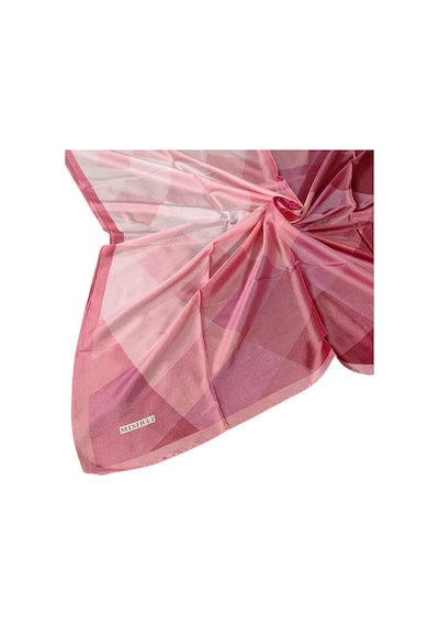 Mim Eşarp Mısırlı Eşarpları Emprime Sport Kristal Ekose Desenli Eşarp Şeker Pembe
