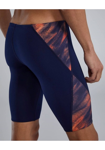 Tyr Durafast Elite Men's Blade Splice Jammer Swimsuit - Soren Lacivert - Turuncu