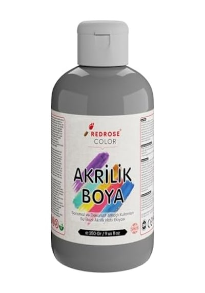 Gri Akrilik Boya 250gr Diğer