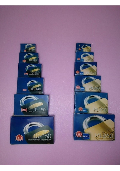 Kale Kd001/10-140 Gri Asma Kilit 38 Mm