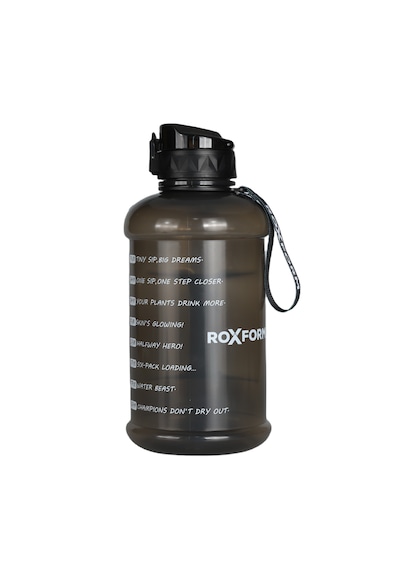 Roxform 2200 Ml Haki Siyah Premium Suluk Matara Bpa & Bps İçermez, Kılıflı Ve Sızdırmaz Siyah, Haki Kılıf