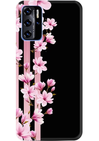 Reeder P13 Blue Max L 2022 Kılıf Boyun Askılı Pink Flowers 3 1393